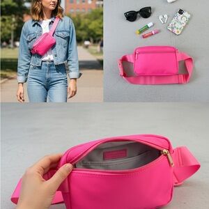 Vibrant Pink Women's Crossbody Bag